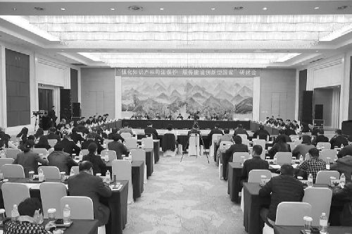 强化知识产权司法保护 服务建设创新型国家